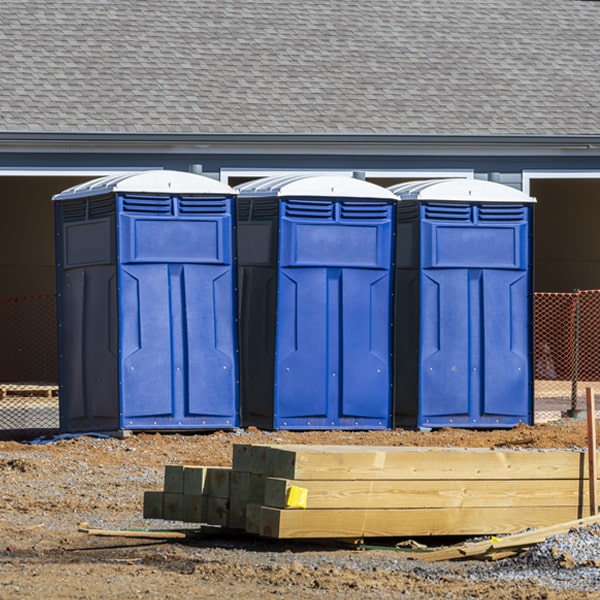 how often are the portable toilets cleaned and serviced during a rental period in Atlanta